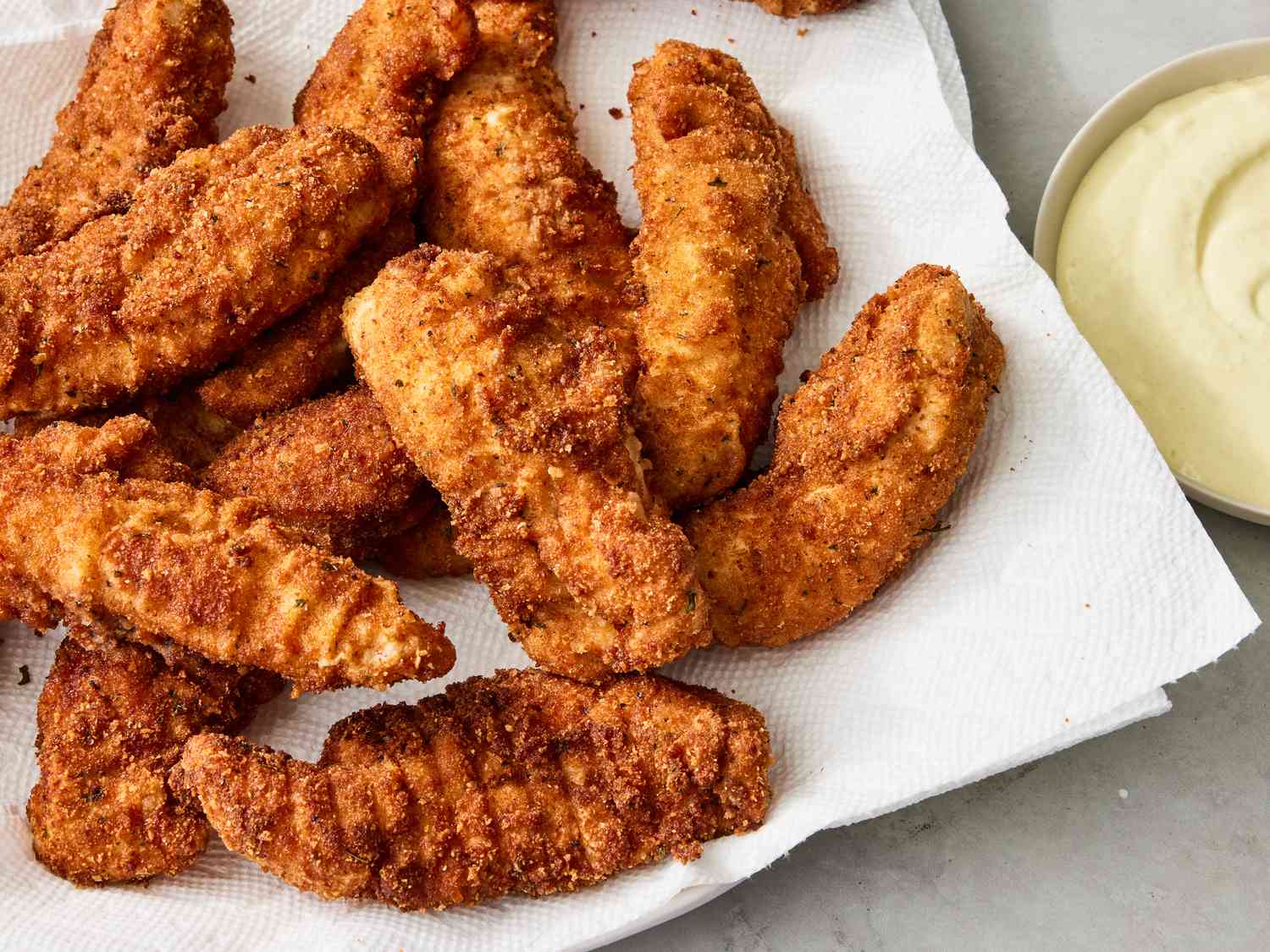 Fried chicken strips  gochujang spicy
