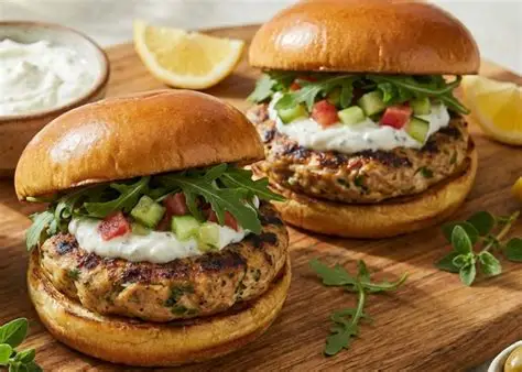 chefs herbed chicken burger
