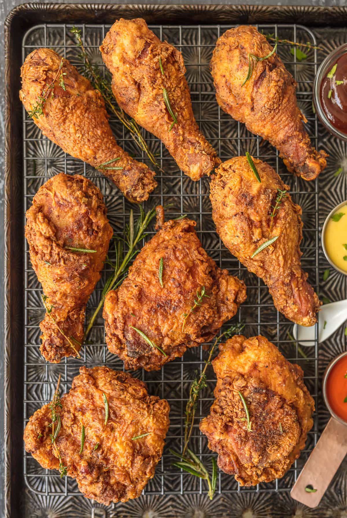 Crispy butter milk oregano chicken
