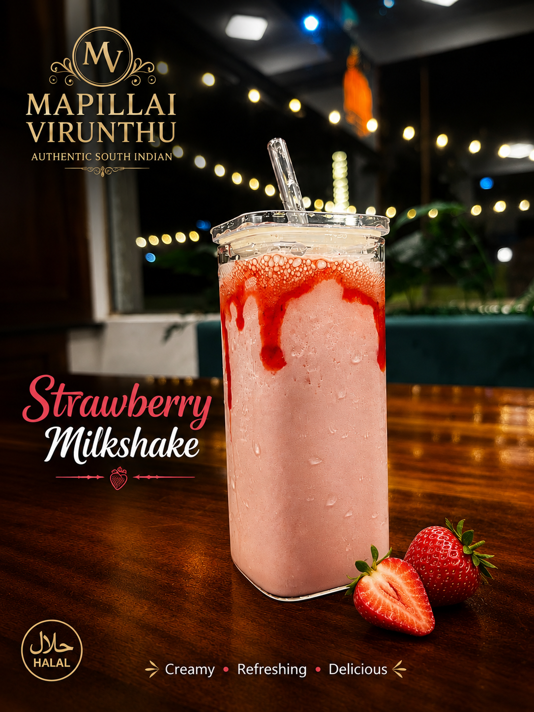 Strawberry Milkshake 